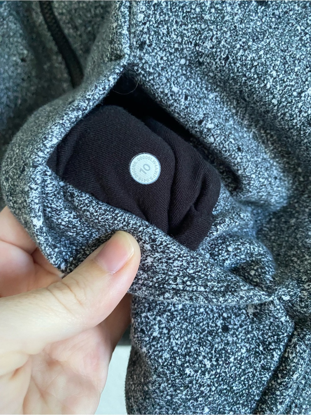 Lululemon Scuba Hoodie Luminesce Splatter White Black - Picture 5 of 7